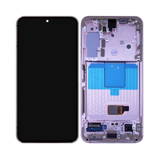 Touch+Display+Frame Samsung Galaxy S22/S901 Service Pack Violeta